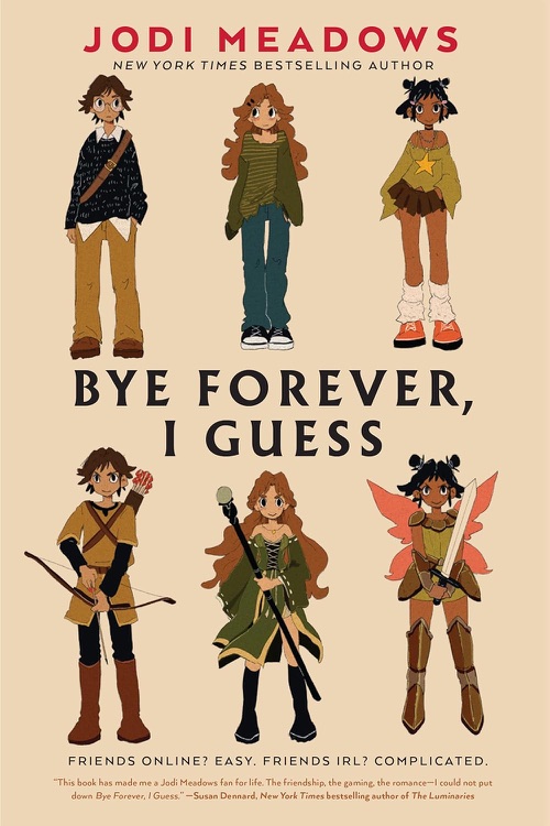 Cover of Bye Forever, I Guess by Jodi Meadows