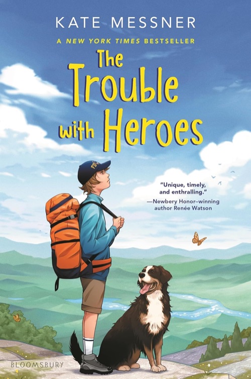 Cover of The Trouble with Heroes by Kate Messner